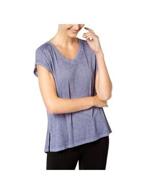 Calvin Klein Womens Performance Gathered-Back Top Size S